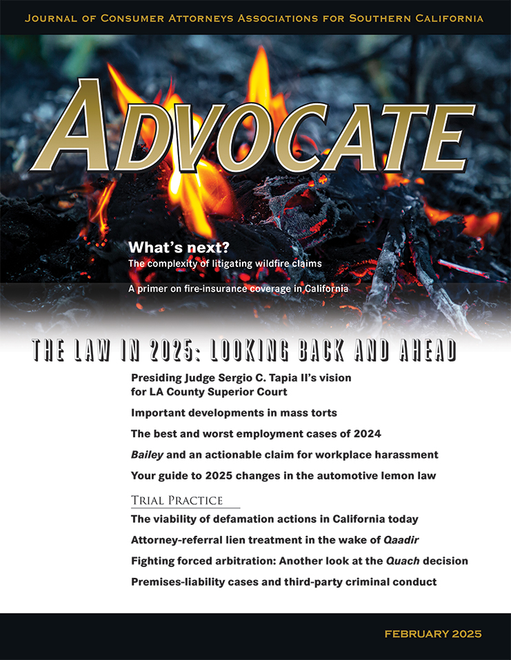 A primer on fire-insurance coverage in California