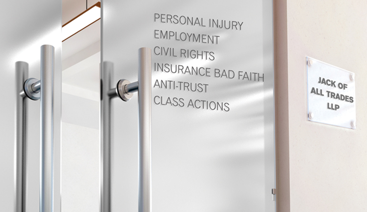 Running a multi-practice law firm Running a multi-practice law firm