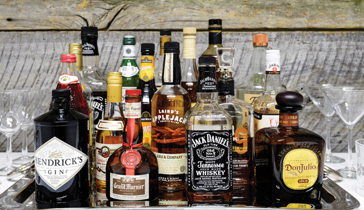 The phone, the fridge and the liquor cabinet