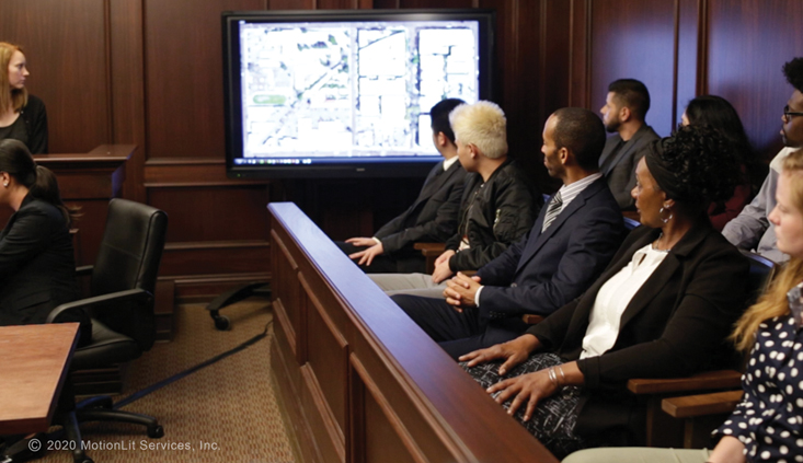 Using video to establish visual perspective for sexual-assault and harassment cases