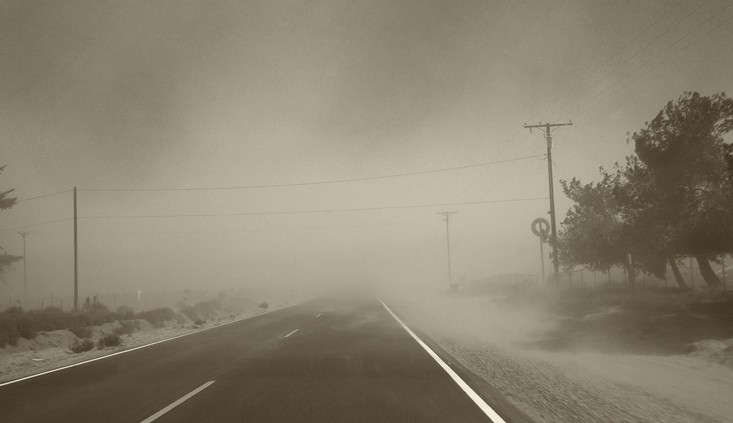 Dust storm!