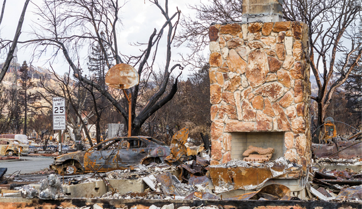 Assessing property damages for California wildfire victims Assessing property damages for California wildfire victims